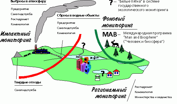 Claw.ru | Рефераты по экологии | Экологический мониторинг