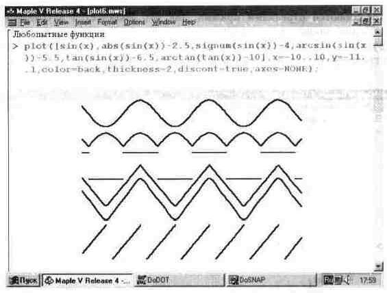 Claw.ru | Рефераты по информатике, программированию | Графика в системе Maple V