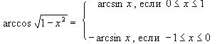 Claw.ru | Рефераты по математике | Образцы исследования элементарных функций, содержащих обратные тригонометрические функции