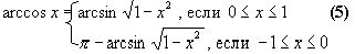 Claw.ru | Рефераты по математике | Образцы исследования элементарных функций, содержащих обратные тригонометрические функции
