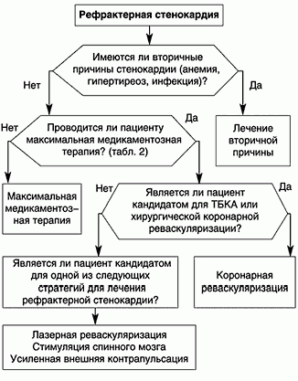 Claw.ru | Рефераты по медицине | Диагностика и лечение рефрактерной стенокардии