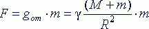 Claw.ru | Рефераты по науке и технике | Уточненный закон всемирного тяготения Ньютона
