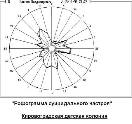 Claw.ru | Рефераты по психологии | Инструментальное определение суицидального настроя личности